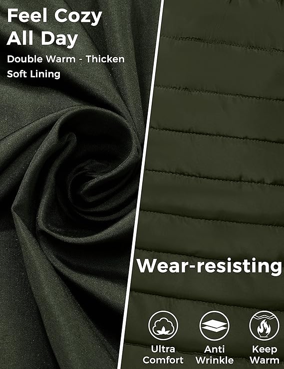 Wantdo Women's Long Winter Puffer Coat Waterproof Jackets Army Green - MNEX PRO FIGHTING LIMITED