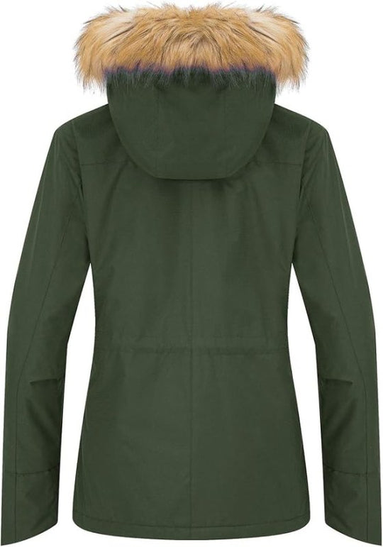 Wantdo Womens Ski Jacket Waterproof Snowboarding Winter Coat - Army Green XL - MNEX PRO FIGHTING LIMITED