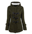 Warm Winter Fur Collar Jacket for Women — Long Down Coat Parka with Hood, Horn Buttons, Plus Sizes S–6XL - MNEX PRO FIGHTING LIMITED