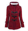 Warm Winter Fur Collar Jacket for Women — Long Down Coat Parka with Hood, Horn Buttons, Plus Sizes S–6XL - MNEX PRO FIGHTING LIMITED