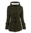 Warm Winter Fur Collar Jacket for Women — Long Down Coat Parka with Hood, Horn Buttons, Plus Sizes S–6XL - MNEX PRO FIGHTING LIMITED