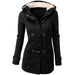 Warm Winter Fur Collar Jacket for Women — Long Down Coat Parka with Hood, Horn Buttons, Plus Sizes S–6XL - MNEX PRO FIGHTING LIMITED