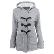 Warm Winter Fur Collar Jacket for Women — Long Down Coat Parka with Hood, Horn Buttons, Plus Sizes S–6XL - MNEX PRO FIGHTING LIMITED