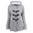 Warm Winter Fur Collar Jacket for Women — Long Down Coat Parka with Hood, Horn Buttons, Plus Sizes S–6XL - MNEX PRO FIGHTING LIMITED