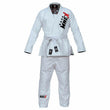 White Brazilian Jiu Jitsu Suits for Mens BJJ Gi Kids/Adult BJJ Suit Kimono Uniform 100% Cotton 450Gsm Preshrunk Lightweight Fabric Ju - Jitsu Suit - MNEX PRO FIGHTING LIMITED