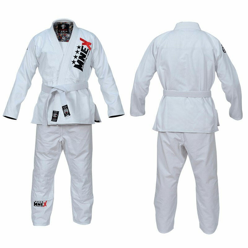 White Brazilian Jiu Jitsu Suits for Mens BJJ Gi Kids/Adult BJJ Suit Kimono Uniform 100% Cotton 450Gsm Preshrunk Lightweight Fabric Ju - Jitsu Suit - MNEX PRO FIGHTING LIMITED