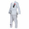 White Brazilian Jiu Jitsu Suits for Mens BJJ Gi Kids/Adult BJJ Suit Kimono Uniform 100% Cotton 450Gsm Preshrunk Lightweight Fabric Ju-Jitsu Suit.