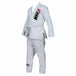 White Brazilian Jiu Jitsu Suits for Mens BJJ Gi Kids/Adult BJJ Suit Kimono Uniform 100% Cotton 450Gsm Preshrunk Lightweight Fabric Ju-Jitsu Suit.