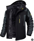 Winter Hooded Jacket Fashion Casual Warm Fleece Coat Windproof Rainproof Parka Windbreaker Men's Top - MNEX PRO FIGHTING LIMITED