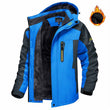 Winter Hooded Jacket Fashion Casual Warm Fleece Coat Windproof Rainproof Parka Windbreaker Men's Top - MNEX PRO FIGHTING LIMITED