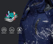 Womens Hooded Waterproof Winter Ski Snowboarding Jacket Size L - Wantdo - MNEX PRO FIGHTING LIMITED