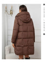 Women's Long Winter Parka Thick Down Cotton Coat - MNEX PRO FIGHTING LIMITED