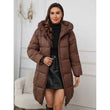 Women's Long Winter Parka Thick Down Cotton Coat - MNEX PRO FIGHTING LIMITED