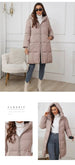 Women's Long Winter Parka Thick Down Cotton Coat - MNEX PRO FIGHTING LIMITED