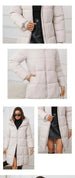 Women's Long Winter Parka Thick Down Cotton Coat - MNEX PRO FIGHTING LIMITED
