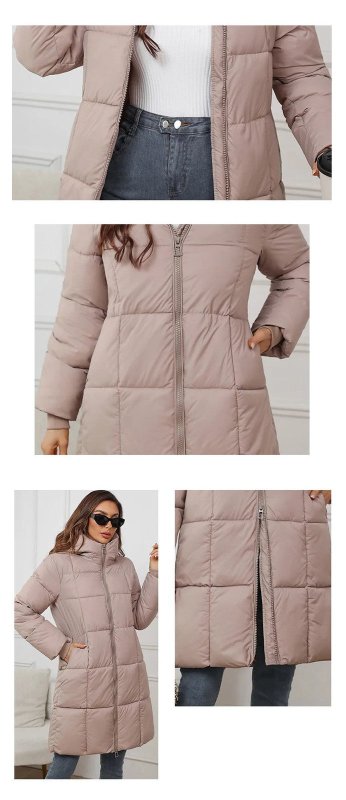 Women's Long Winter Parka Thick Down Cotton Coat - MNEX PRO FIGHTING LIMITED